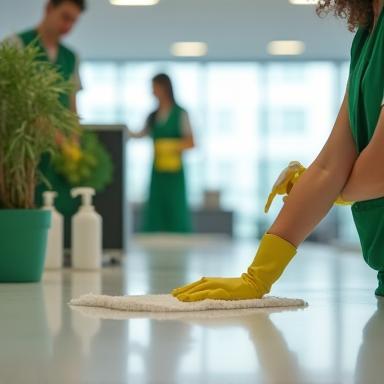 Atendimento rápido Limpeza Verde